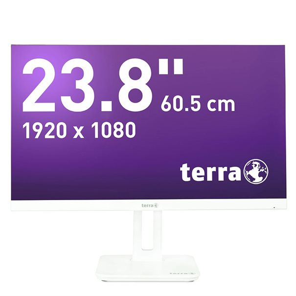TERRA LCD/LED 2465W PV white Greenline Plus 24 Zoll 1920x1080 USB-C/DP/HDMI