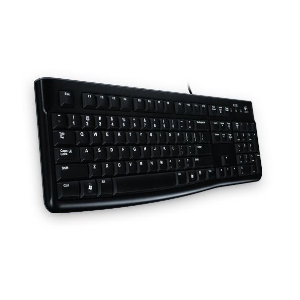 Logitech Tastatur K120 Corded Keyboard schwarz