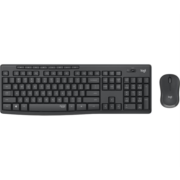 Logitech Tastatur-Maus-Set MK295 Silent Wireless Combo graphite