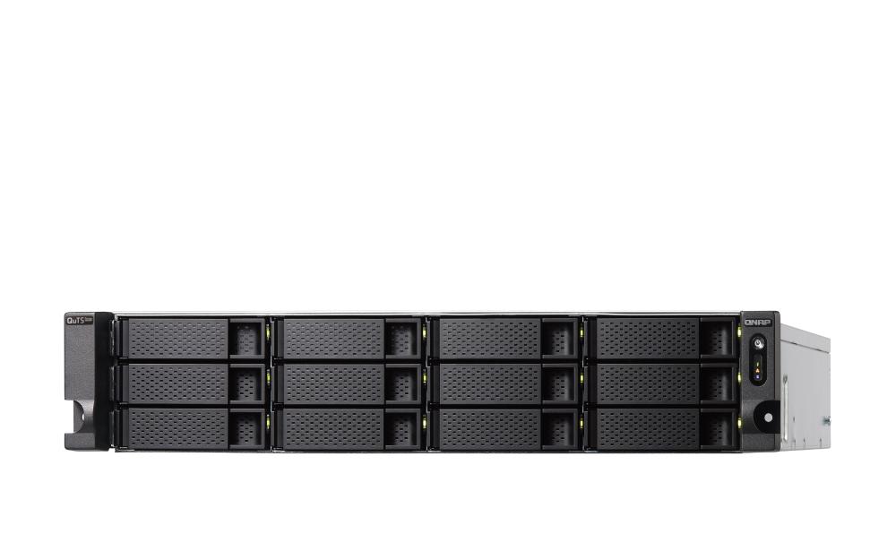 QNAP NAS TS-h1886XU-RP-R2-D1622-32G | 10GbE SFP+, 18-Bay, ZFS, Intel XEON CPU, 32GB RAM, PCIe Slots, Redundant Power, 2U Rackmount